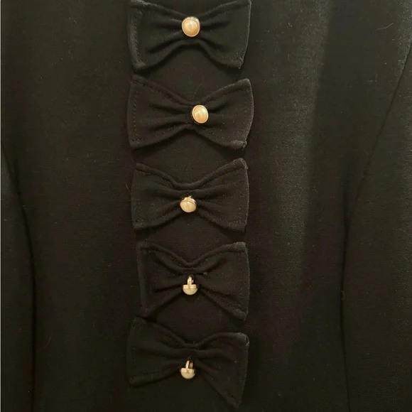 Talbots Sheath Lady Dress Limited Edition 2017 Bow Pearls size 6 - Picture 4 of 7